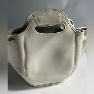 Coach Off-White Leather Handbag